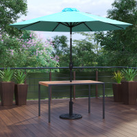 Flash Furniture XU-DG-UH3048-UB19BTL-GG Lark 3 Piece Outdoor Patio Table Set - 30